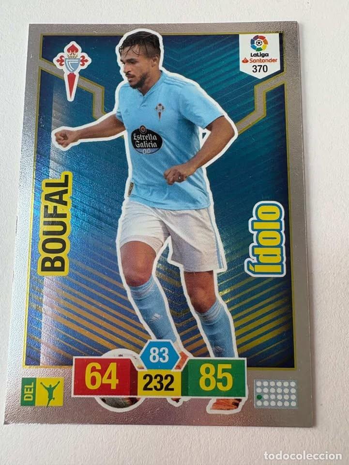 Cromos de f&uacute;tbol: Carta Boufal Celta &Iacute;dolo 370 Adrenalyn 2018-19