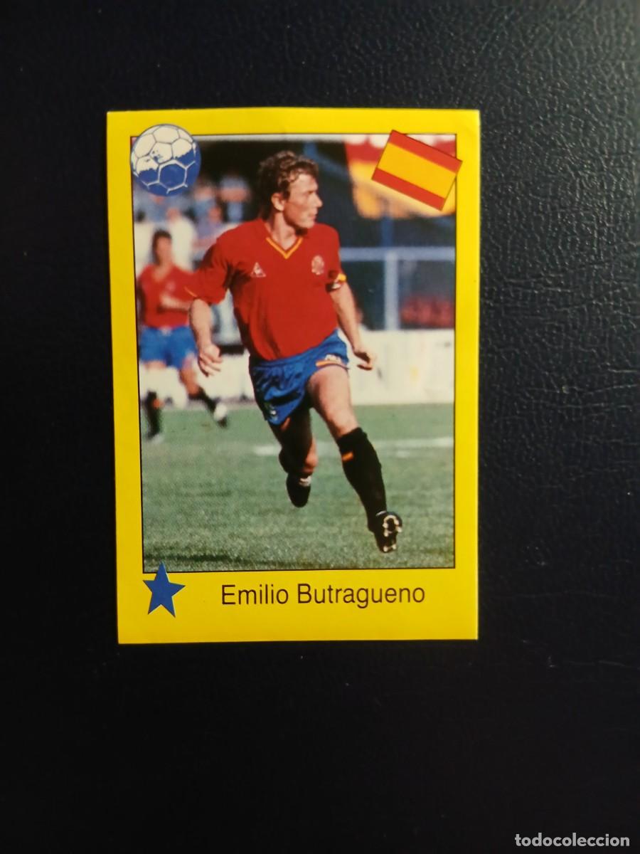 Cromos de f&uacute;tbol: 275 Butrague&ntilde;o - Espa&ntilde;a - Eurocopa 1992 - Manil - Euro 92 - Sin pegar - RARO