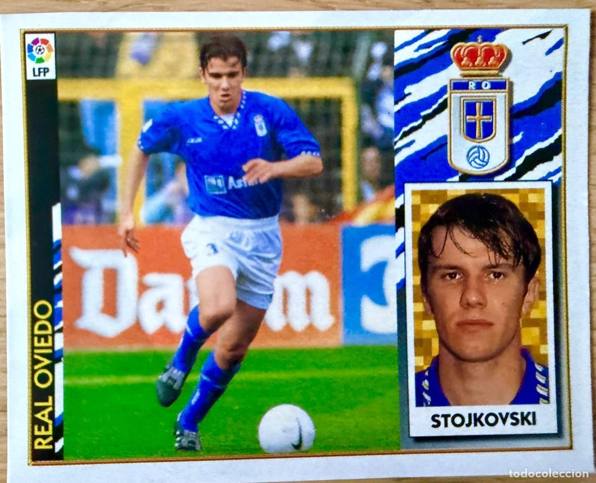 Cromos de f&uacute;tbol: STOJKOVSKI OVIEDO 97 98 1997 1998 LIGA EDICIONES ESTE RECORTADO STICKER
