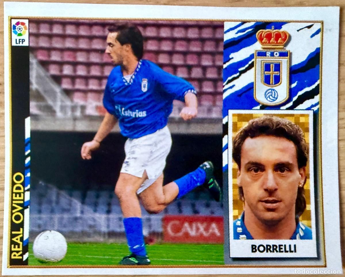 Cromos de f&uacute;tbol: BORRELLI BAJA OVIEDO 97 98 1997 1998 LIGA EDICIONES ESTE RECORTADO STICKER