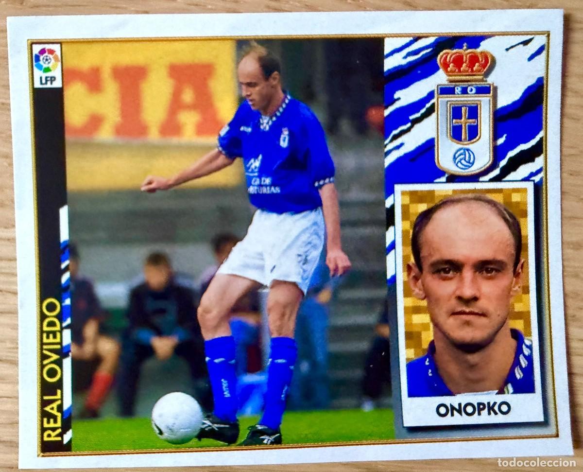 Cromos de f&uacute;tbol: ONOPKO OVIEDO 97 98 1997 1998 LIGA EDICIONES ESTE RECORTADO STICKER