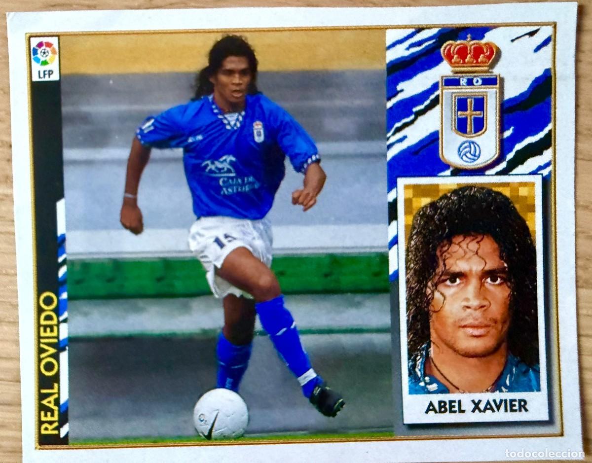 Cromos de f&uacute;tbol: ABEL XAVIER OVIEDO 97 98 1997 1998 LIGA EDICIONES ESTE RECORTADO STICKER