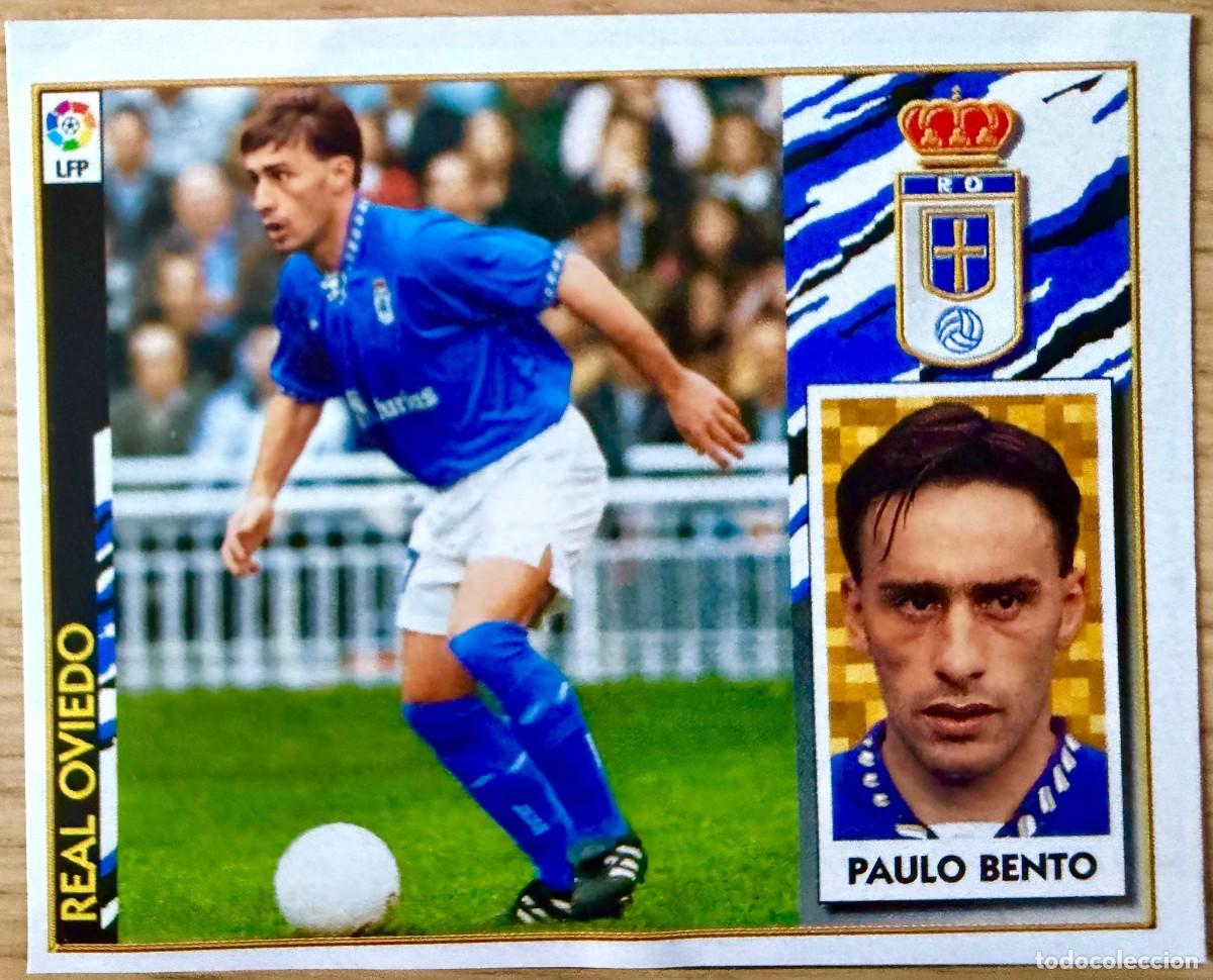 Cromos de f&uacute;tbol: PAULO BENTO OVIEDO 97 98 1997 1998 LIGA EDICIONES ESTE RECORTADO STICKER
