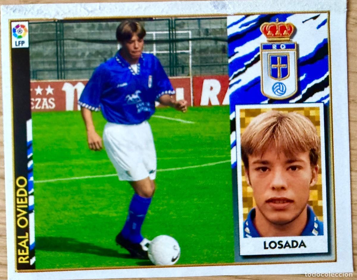 Cromos de f&uacute;tbol: LOSADA OVIEDO 97 98 1997 1998 LIGA EDICIONES ESTE RECORTADO STICKER