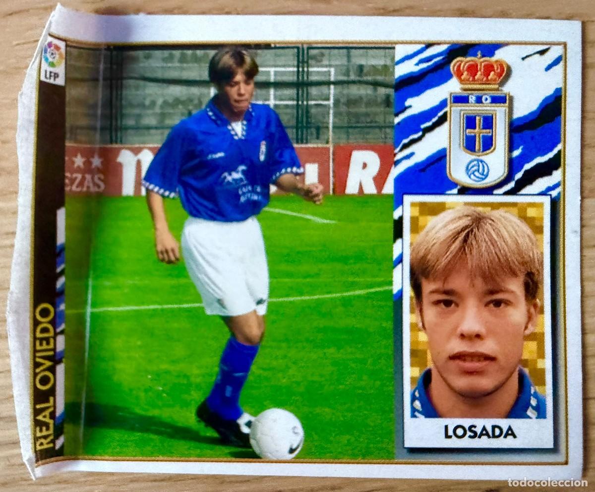 Cromos de f&uacute;tbol: LOSADA OVIEDO 97 98 1997 1998 LIGA EDICIONES ESTE VENTANILLA STICKER