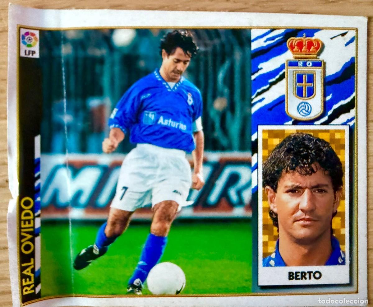 Cromos de f&uacute;tbol: BERTO OVIEDO 97 98 1997 1998 LIGA EDICIONES ESTE VENTANILLA STICKER
