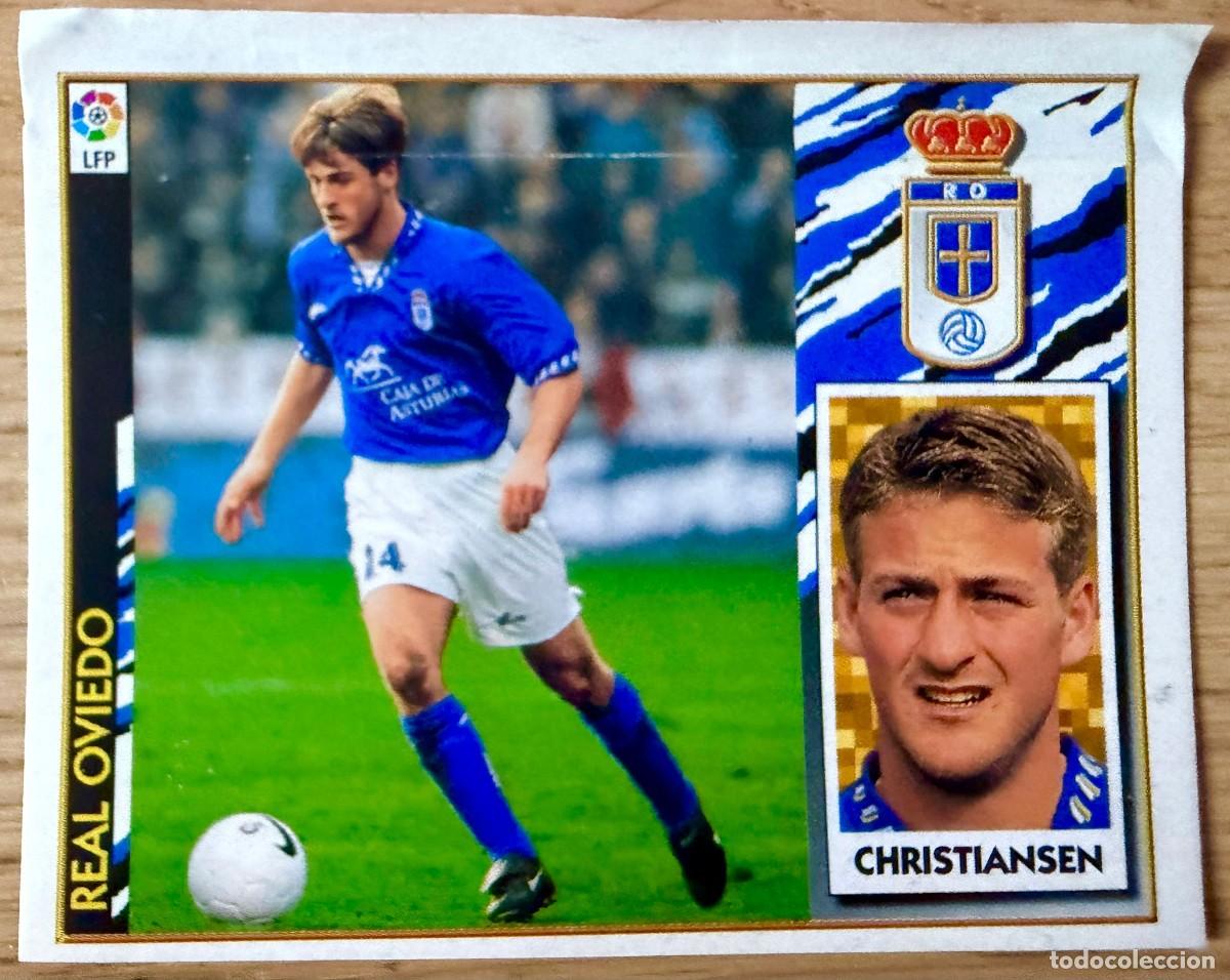 Cromos de f&uacute;tbol: CHRISTIANSEN OVIEDO 97 98 1997 1998 LIGA EDICIONES ESTE VENTANILLA STICKER