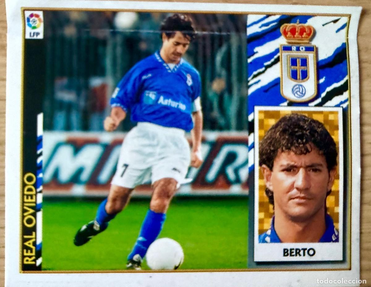 Cromos de f&uacute;tbol: BERTO OVIEDO 97 98 1997 1998 LIGA EDICIONES ESTE VENTANILLA STICKER
