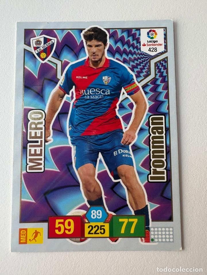 Cromos de f&uacute;tbol: Carta Melero Huesca Ironman 428 Adrenalyn 2018-19