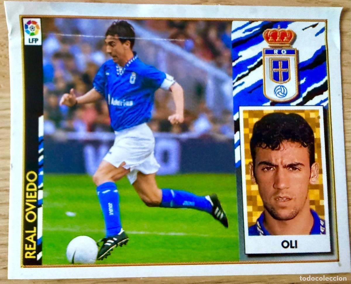 Cromos de f&uacute;tbol: OLI BAJA OVIEDO 97 98 1997 1998 LIGA EDICIONES ESTE VENTANILLA STICKER