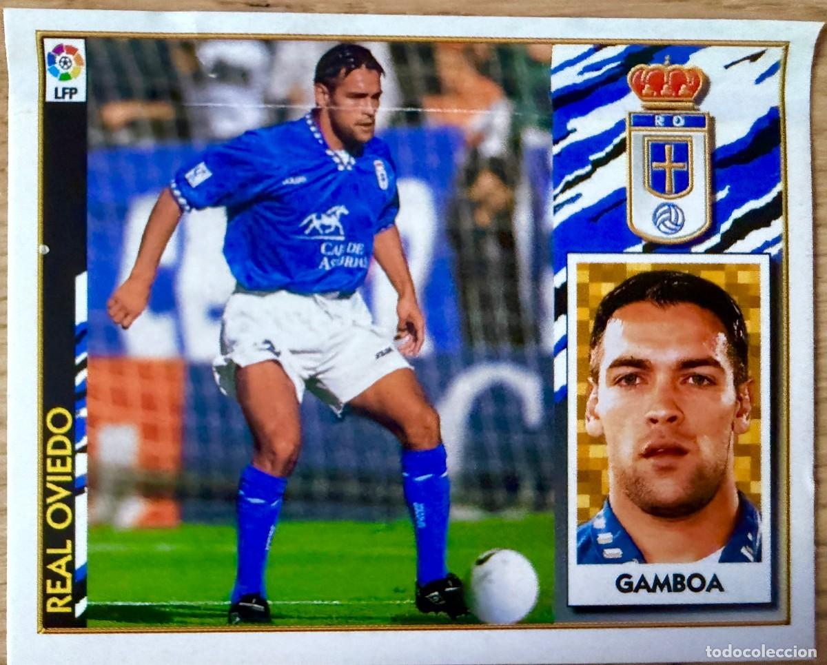 Cromos de f&uacute;tbol: GAMBOA OVIEDO 97 98 1997 1998 LIGA EDICIONES ESTE VENTANILLA STICKER