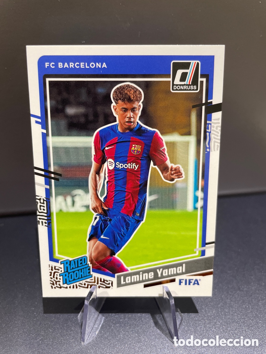 Fu&szlig;ball-Sticker: Lamine Yamal 177 Rated Rookie Panini Donruss 2023-24 FC Barcelona