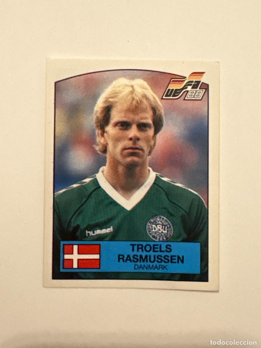 Cromos de f&uacute;tbol: 21. CROMO STICKER SIN PEGAR PANINI EUROCOPA EURO 88 DINAMARCA TROELS RASMUSSEN N 106