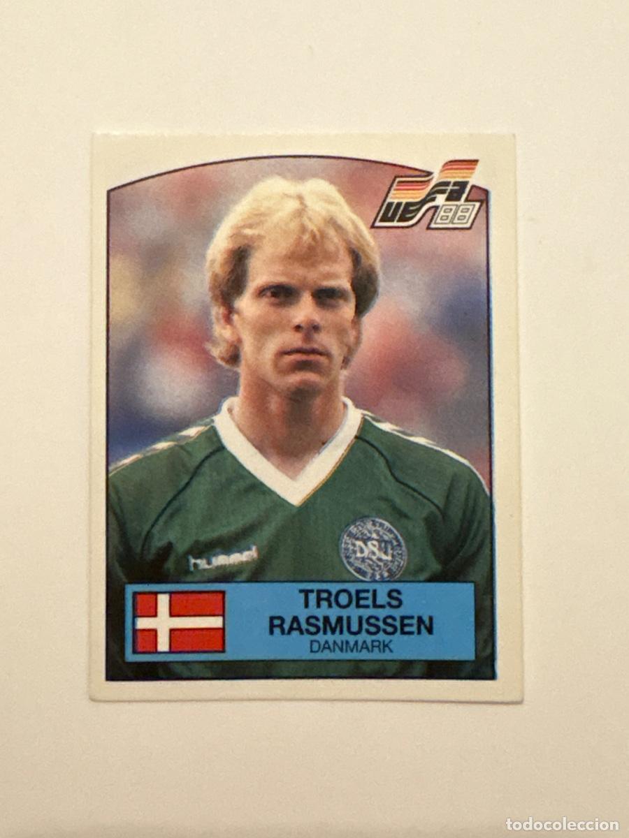 Cromos de f&uacute;tbol: 21. CROMO STICKER SIN PEGAR PANINI EUROCOPA EURO 88 DINAMARCA TROELS RASMUSSEN N 106