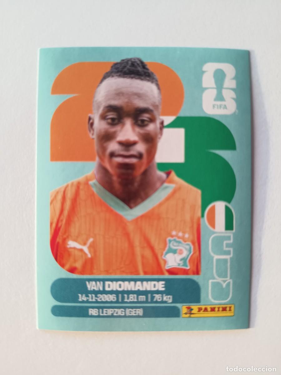 Fu&szlig;ball-Sticker: ROOKIE CROMO CIV18 CIV 18 YAN DIOMANDE COSTA MARFIL IVORY - PANINI MUNDIAL WORLD CUP 2026 STICKERS