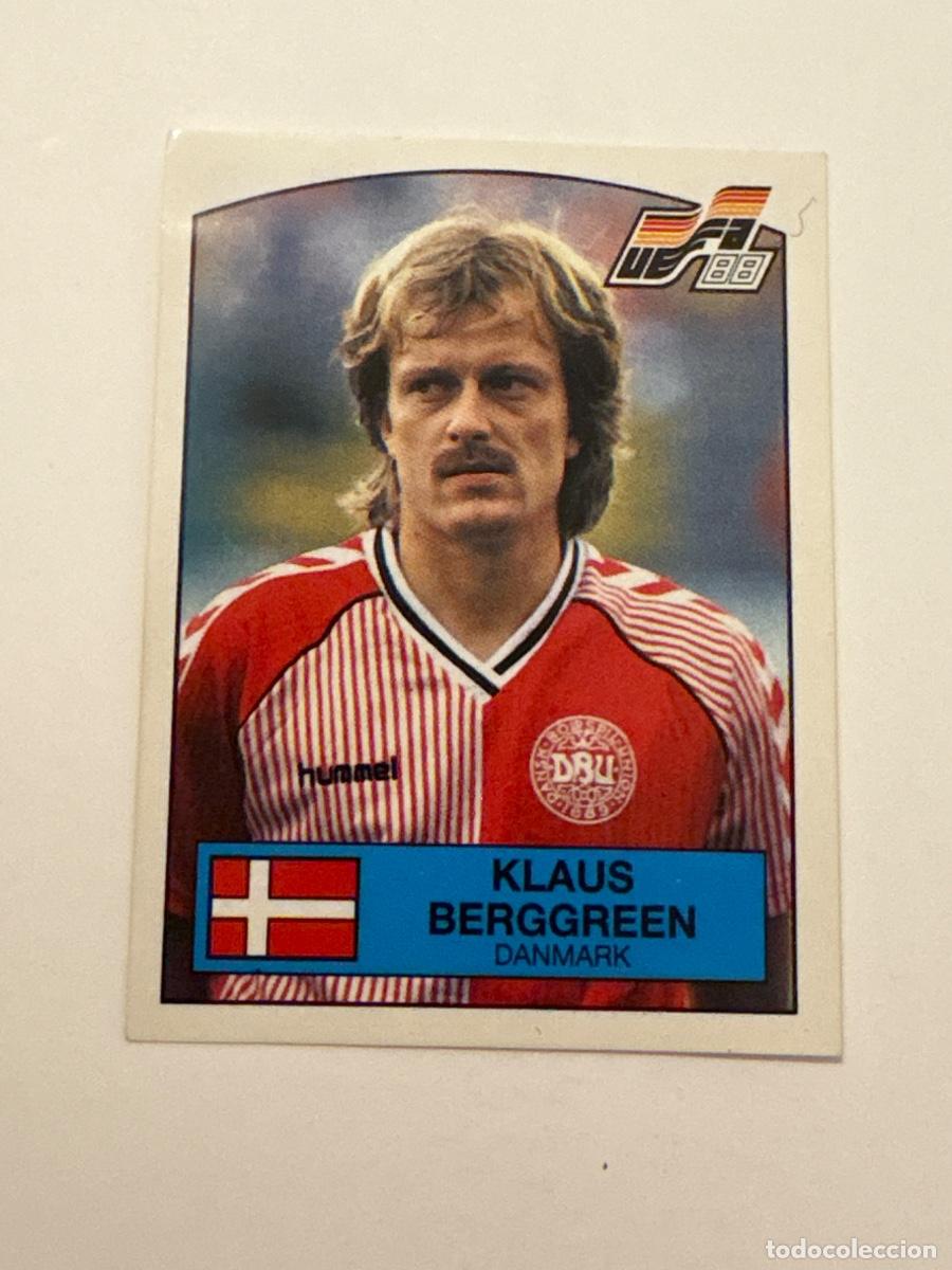 Cromos de f&uacute;tbol: 21. CROMO STICKER SIN PEGAR PANINI EUROCOPA EURO 88 DINAMARCA KLAUS BERGGREEN N 119