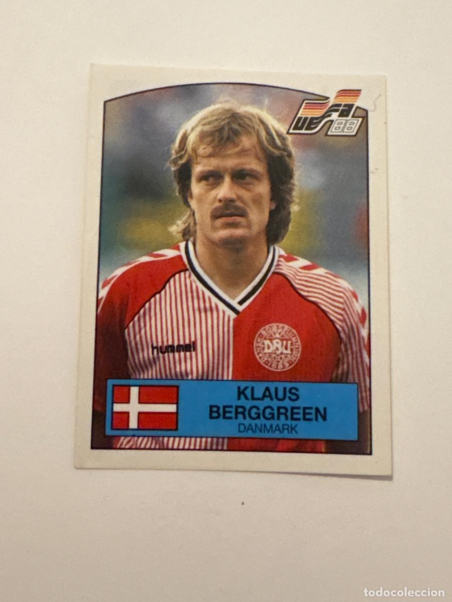 Cromos de f&uacute;tbol: 21. CROMO STICKER SIN PEGAR PANINI EUROCOPA EURO 88 DINAMARCA KLAUS BERGGREEN N 119