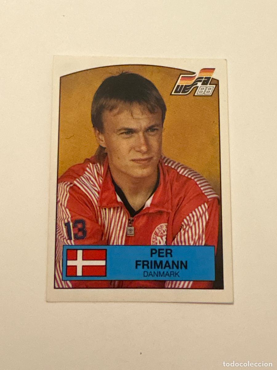 Cromos de f&uacute;tbol: 21. CROMO STICKER SIN PEGAR PANINI EUROCOPA EURO 88 DINAMARCA PER FRIMANN N 118