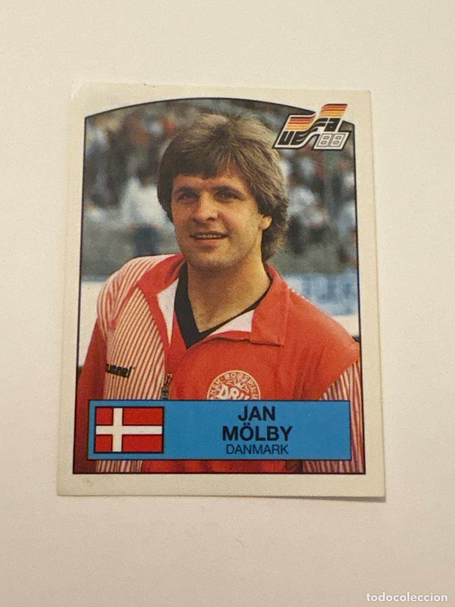 Cromos de f&uacute;tbol: 21. CROMO STICKER SIN PEGAR PANINI EUROCOPA EURO 88 DINAMARCA JAN MOLBY N 115
