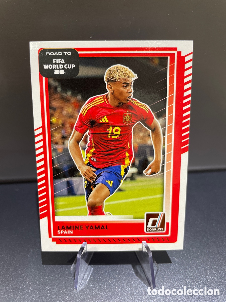 Fu&szlig;ball-Sticker: Lamine Yamal 10 Panini Donruss 2025-26 Road to FIFA world Cup 26 Espa&ntilde;a