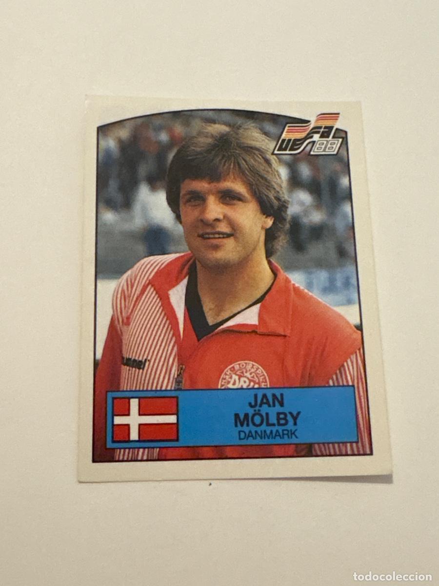 Cromos de f&uacute;tbol: 21. CROMO STICKER SIN PEGAR PANINI EUROCOPA EURO 88 DINAMARCA JAN MOLBY N 115