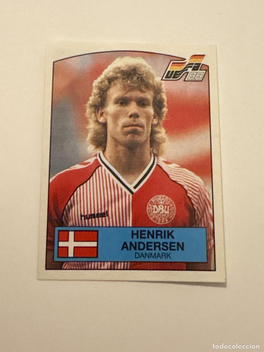 Cromos de f&uacute;tbol: 21. CROMO STICKER SIN PEGAR PANINI EUROCOPA EURO 88 DINAMARCA HENRIK ANDERSEN N 114