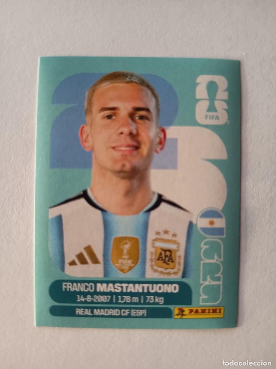 Cartes &agrave; collectionner de Football: ROOKIE CROMO ARG15 ARG 15 FRANCO MASTANTUONO ARGENTINA - PANINI MUNDIAL WORLD CUP 2026 STICKERS FIFA