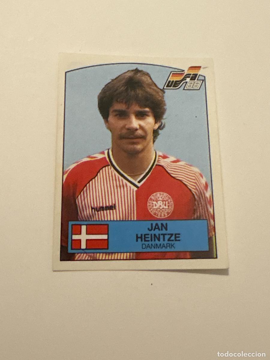 Cromos de f&uacute;tbol: 21. CROMO STICKER SIN PEGAR PANINI EUROCOPA EURO 88 DINAMARCA JAN HEINTZE N 113