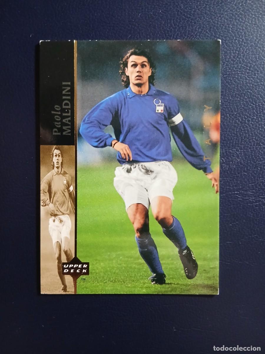 Cromos de f&uacute;tbol: 6 Paolo Maldini - Italia - Upper Deck World Cup USA 94 Superstar Trading Card - Mundial 1994