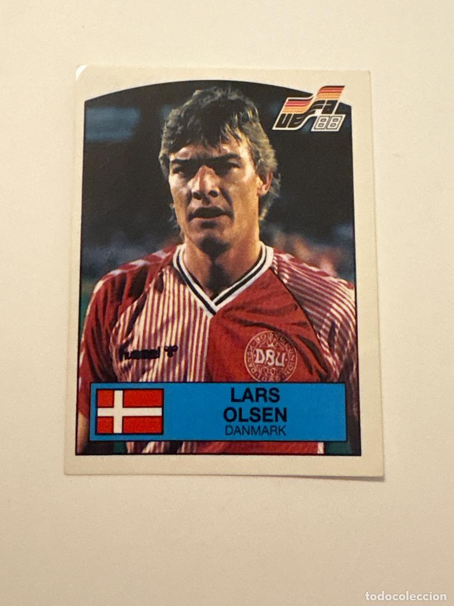 Cromos de f&uacute;tbol: 21. CROMO STICKER SIN PEGAR PANINI EUROCOPA EURO 88 DINAMARCA LARS OLSEN N 112