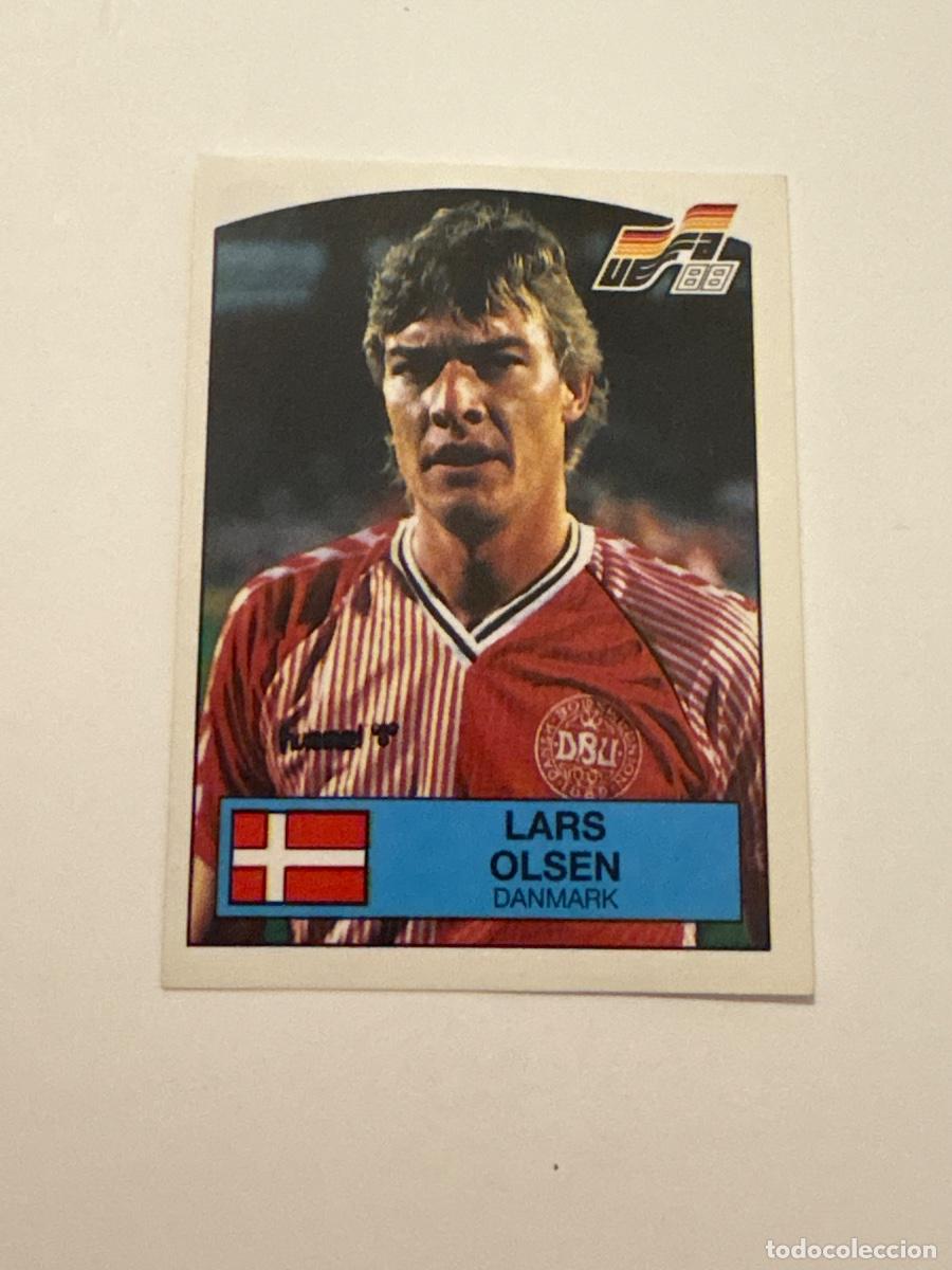 Cromos de f&uacute;tbol: 21. CROMO STICKER SIN PEGAR PANINI EUROCOPA EURO 88 DINAMARCA LARS OLSEN N 112