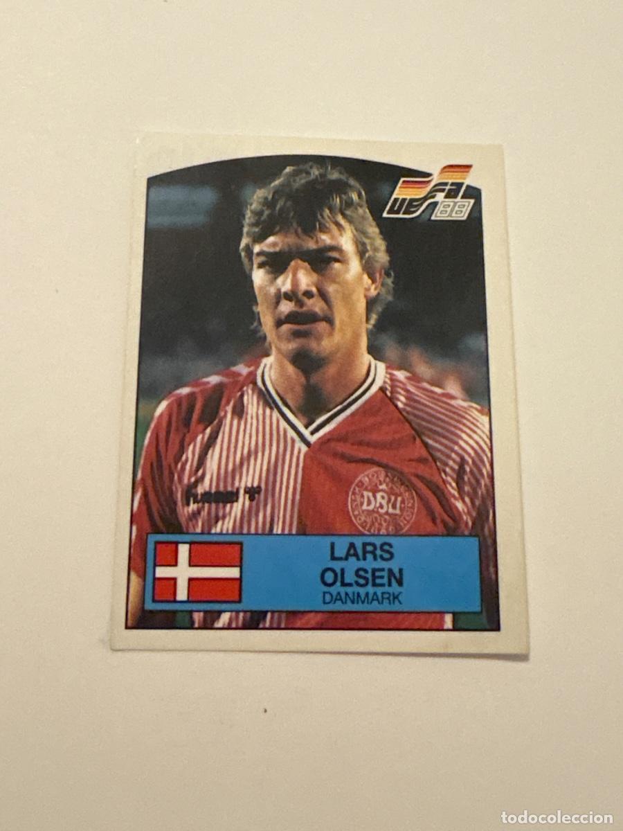 Cromos de f&uacute;tbol: 21. CROMO STICKER SIN PEGAR PANINI EUROCOPA EURO 88 DINAMARCA LARS OLSEN N 112