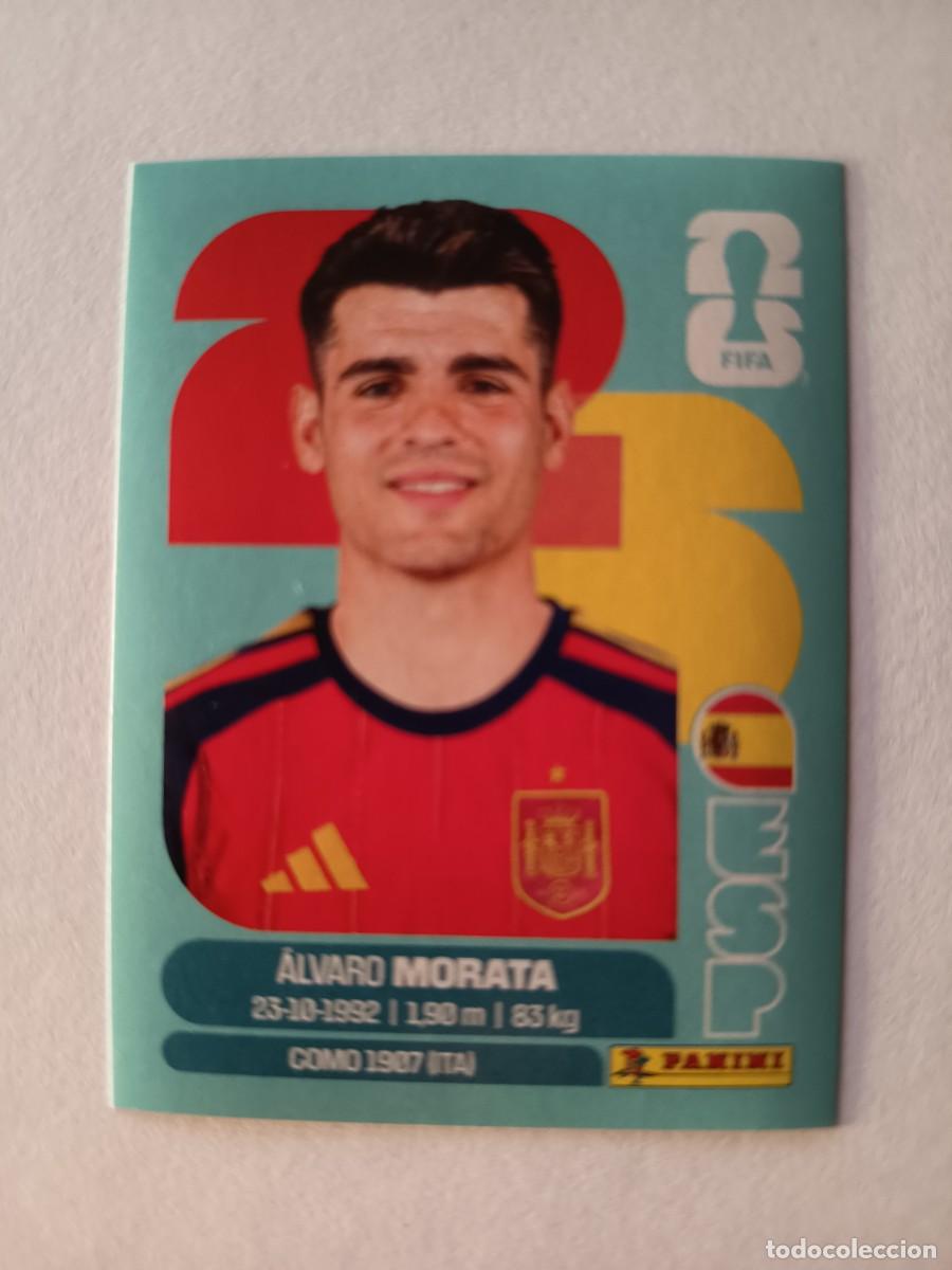 Cromos de Futebol: CROMO ESP 19 ESP19 &Aacute;LVARO MORATA ESPA&Ntilde;A SPAIN COMO - PANINI MUNDIAL WORLD CUP 2026 STICKERS FIFA