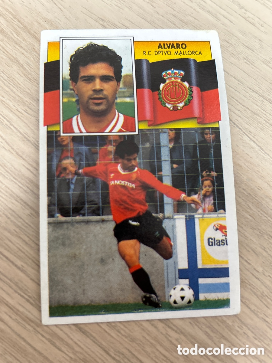 Cromos de Futebol: ALVARO MALLORCA LIGA ESTE 1990 1991 90 91 NUNCA PEGADO SIN PEGAR
