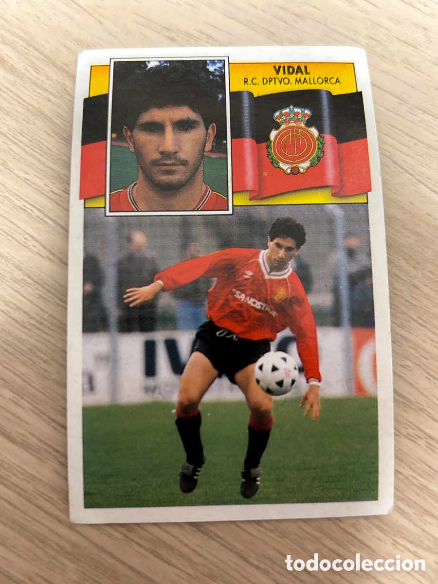 Football Stickers: VIDAL MALLORCA LIGA ESTE 1990 1991 90 91 NUNCA PEGADO SIN PEGAR