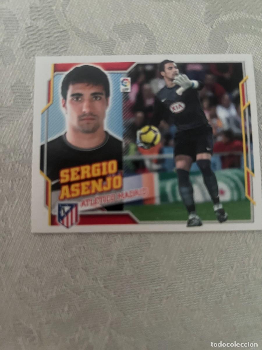 Cromos de f&uacute;tbol: SERGIO ASENJO AT MADRID BAJA SIN PEGAR ESTE 2010 2011