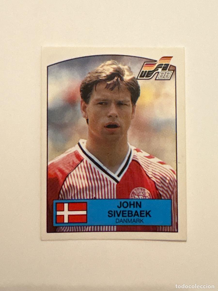 Cromos de f&uacute;tbol: 21. CROMO STICKER SIN PEGAR PANINI EUROCOPA EURO 88 DINAMARCA JOHN SIVEBAEK N 108