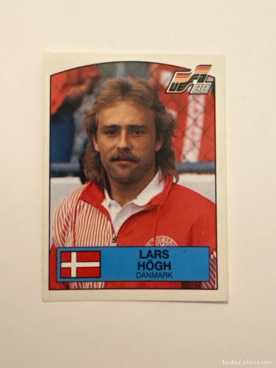 Cromos de f&uacute;tbol: 21. CROMO STICKER SIN PEGAR PANINI EUROCOPA EURO 88 DINAMARCA LARS HOGH N 107