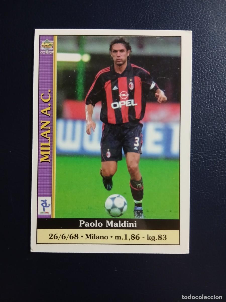 Cromos de f&uacute;tbol: 225 PAOLO MALDINI MIL&Aacute;N CALCITORI 2001 MUNDICROMO - Le Schede del Calcio 00 01