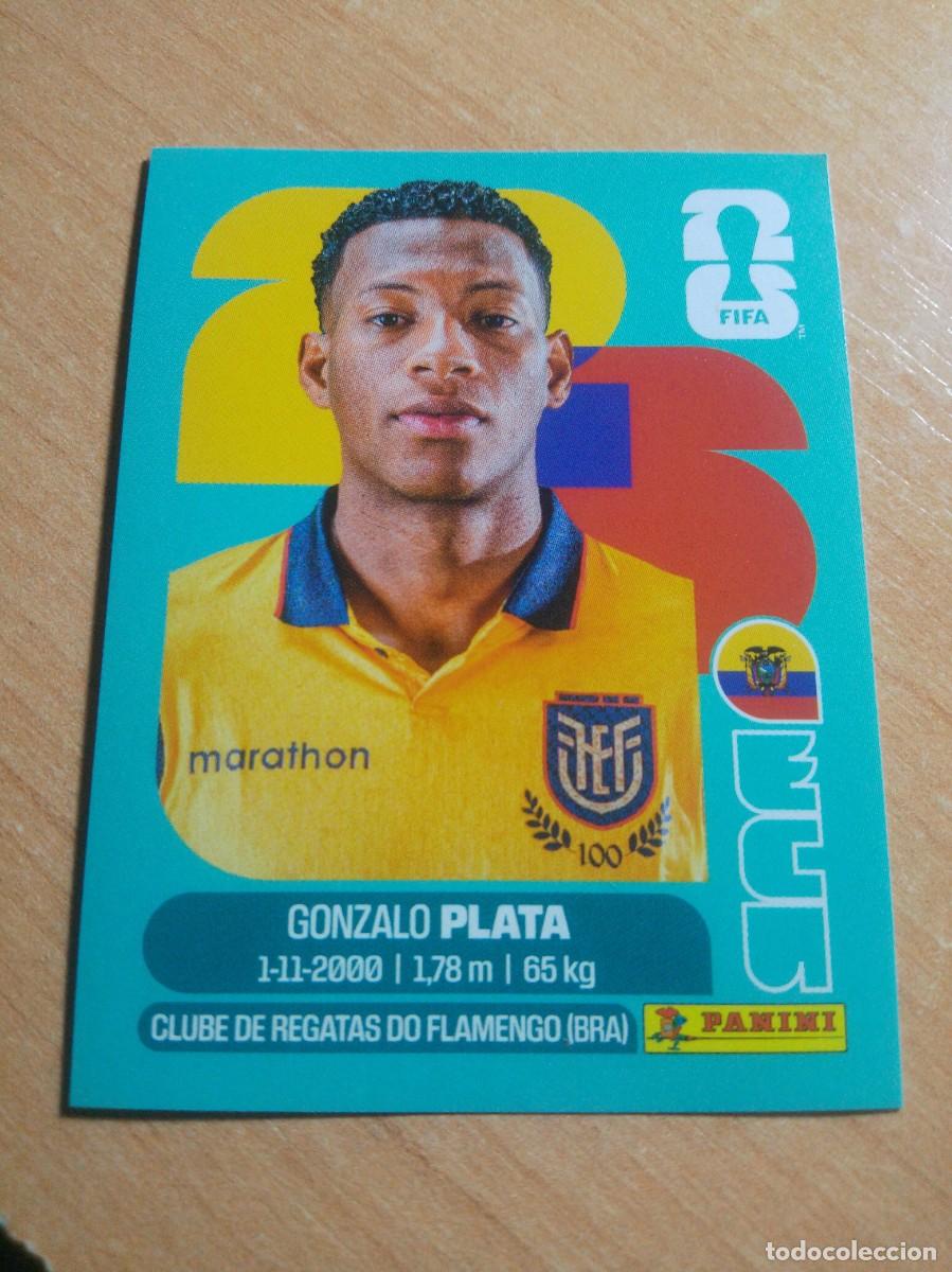 Cromos de f&uacute;tbol: ECU 16 GONZALO PLATA ECUADOR MUNDIAL FIFA WORLD CUP 2026 26 PANINI STICKERS NUEVO