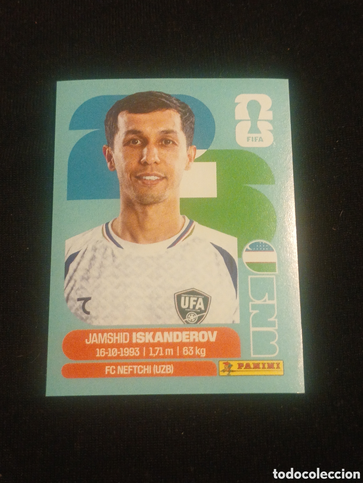 Cromos de f&uacute;tbol: mundial panini 2026 jamshid iskanderov