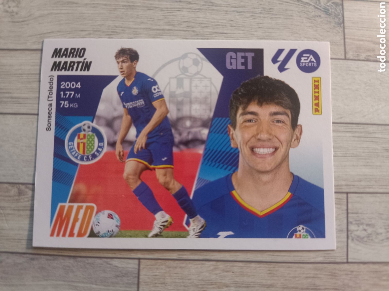 Cromos de f&uacute;tbol: 12 MARIO MARTIN GETAFE LIGA ESTE 2025 2026 PANINI 25 26 SIN PEGAR