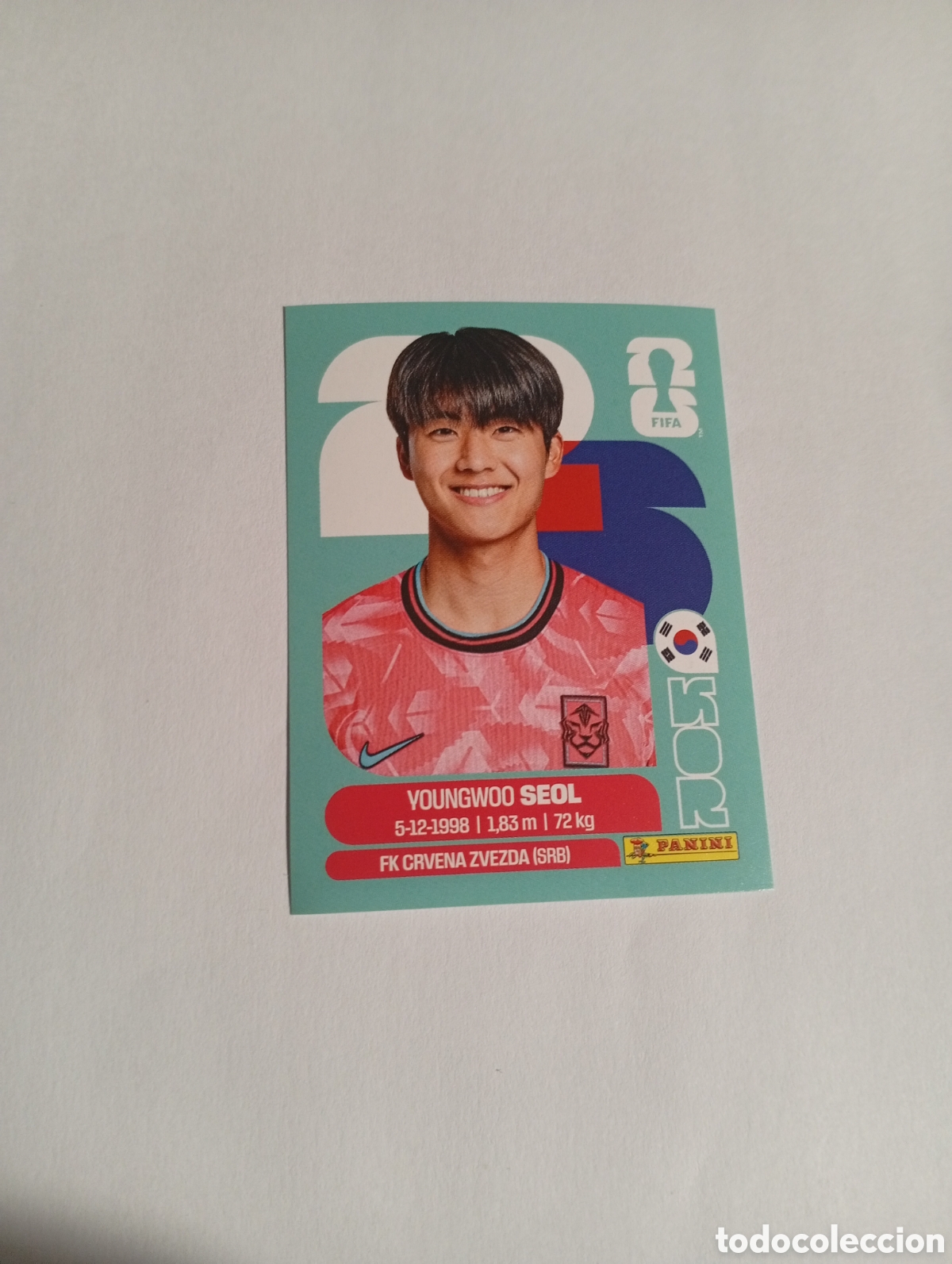 Cromos de f&uacute;tbol: KOR 6 World Cup 26 Panini