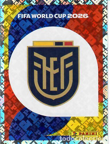 Cromos de f&uacute;tbol: CROMO PANINI MUNDIAL WORLD CUP 2026 - ECU 1 - ESCUDO - ECUADOR