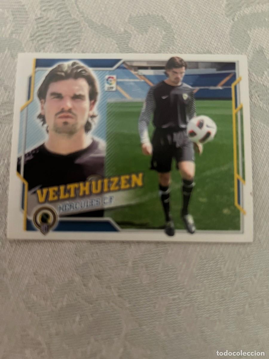 Cromos de f&uacute;tbol: VELTHUIZEN HERCULES COLOCA SIN PEGAR ESTE 2010 2011