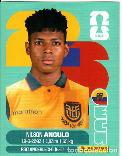 Cromos de f&uacute;tbol: CROMO PANINI MUNDIAL WORLD CUP 2026 - ECU 17 - ANGULO - ECUADOR
