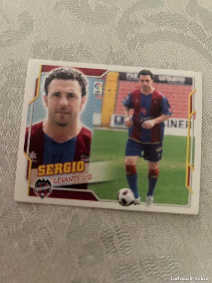 Cromos de f&uacute;tbol: SERGIO LEVANTE U. D. FICHAJE 13 SIN PEGAR ESTE 2010 2011
