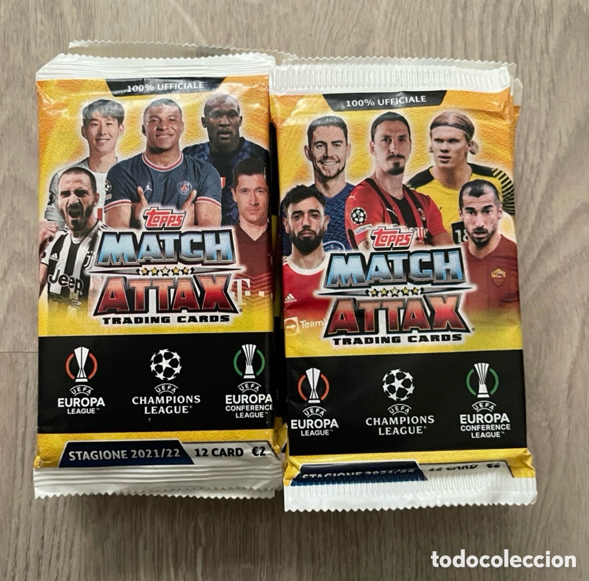 Fu&szlig;ball-Sticker: 10 sobres Match Attax 2021-22 2021 2022 Topps 120 cards