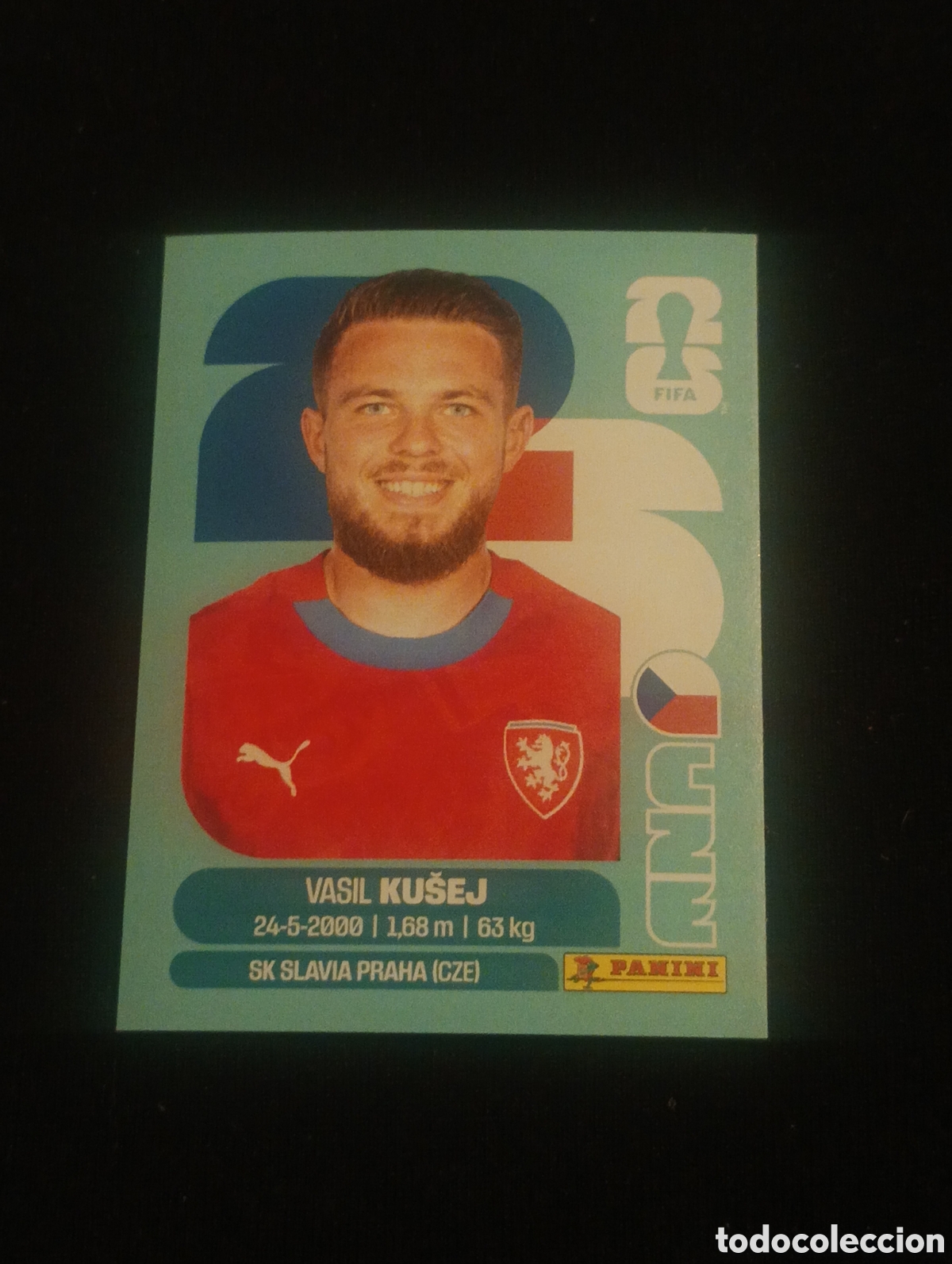 Cromos de f&uacute;tbol: mundial panini 2026 vasil kusej