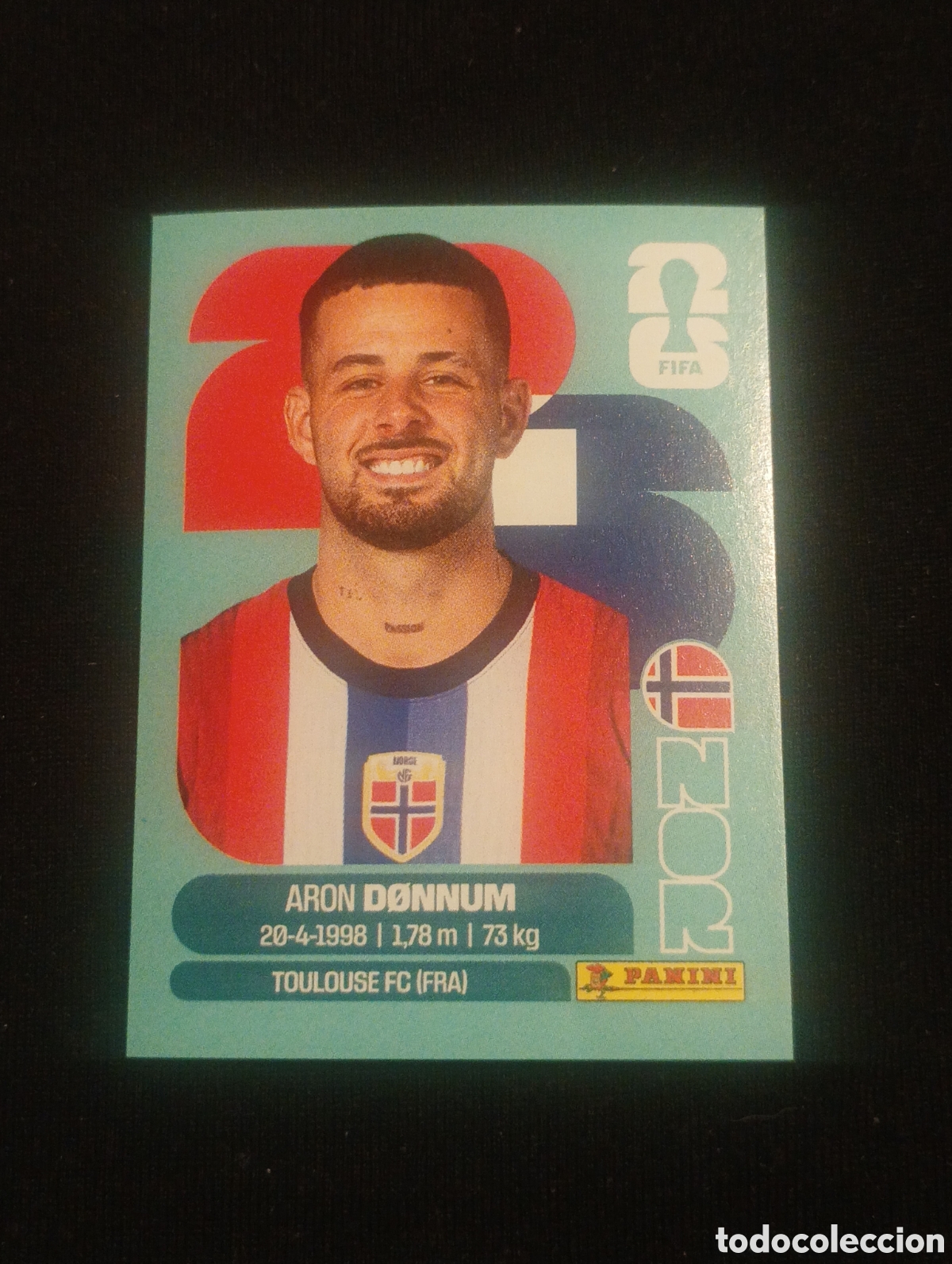 Cromos de f&uacute;tbol: mundial panini 2026 aron donnum